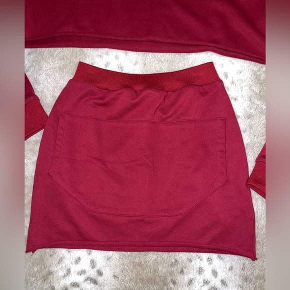 Mistress Rocks ‘Angel Cake’ Raspberry Sweatshirt Two Piece Set - Picture 2 of 8